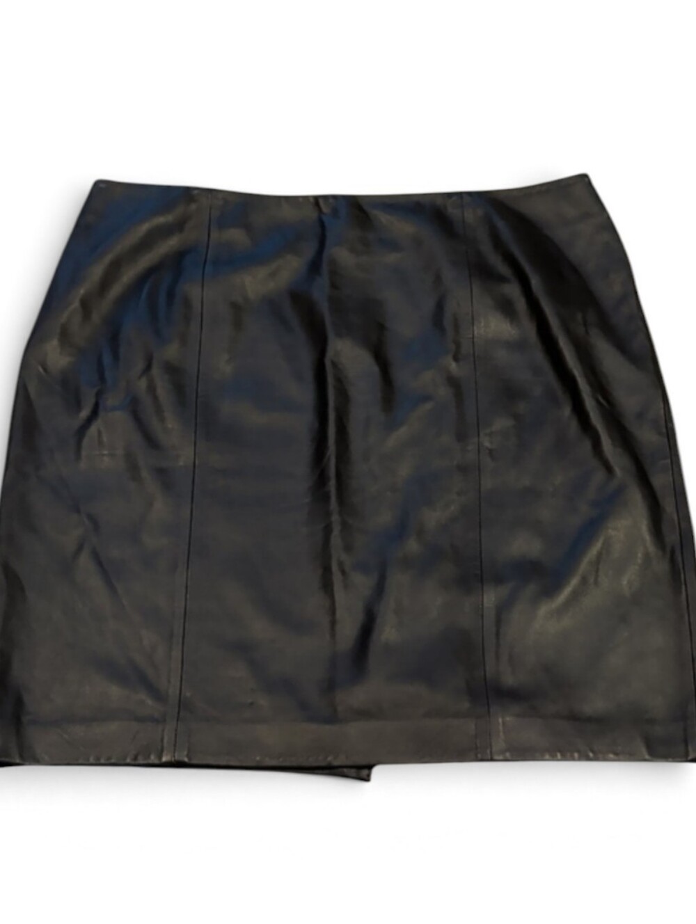 Talbots, Woman, 100% Leather Black Pencil Skirt. Sz 18W